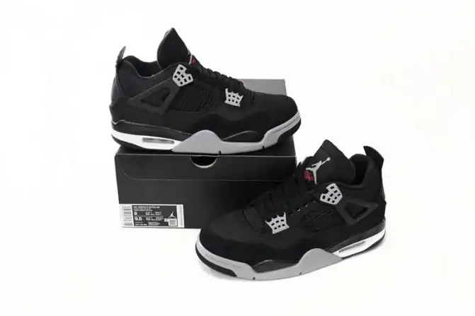 Cheap Jordan DH7138-006 4 Air Black Canvas 0616